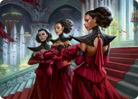 Olivia's Attendants Art Card [Innistrad: Crimson Vow Art Series] | Card Merchant Takapuna