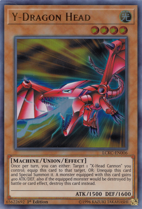 Y-Dragon Head [LCKC-EN006] Ultra Rare | Card Merchant Takapuna