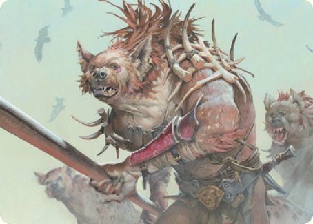 Gnoll Art Card [Dungeons & Dragons: Adventures in the Forgotten Realms Art Series] | Card Merchant Takapuna