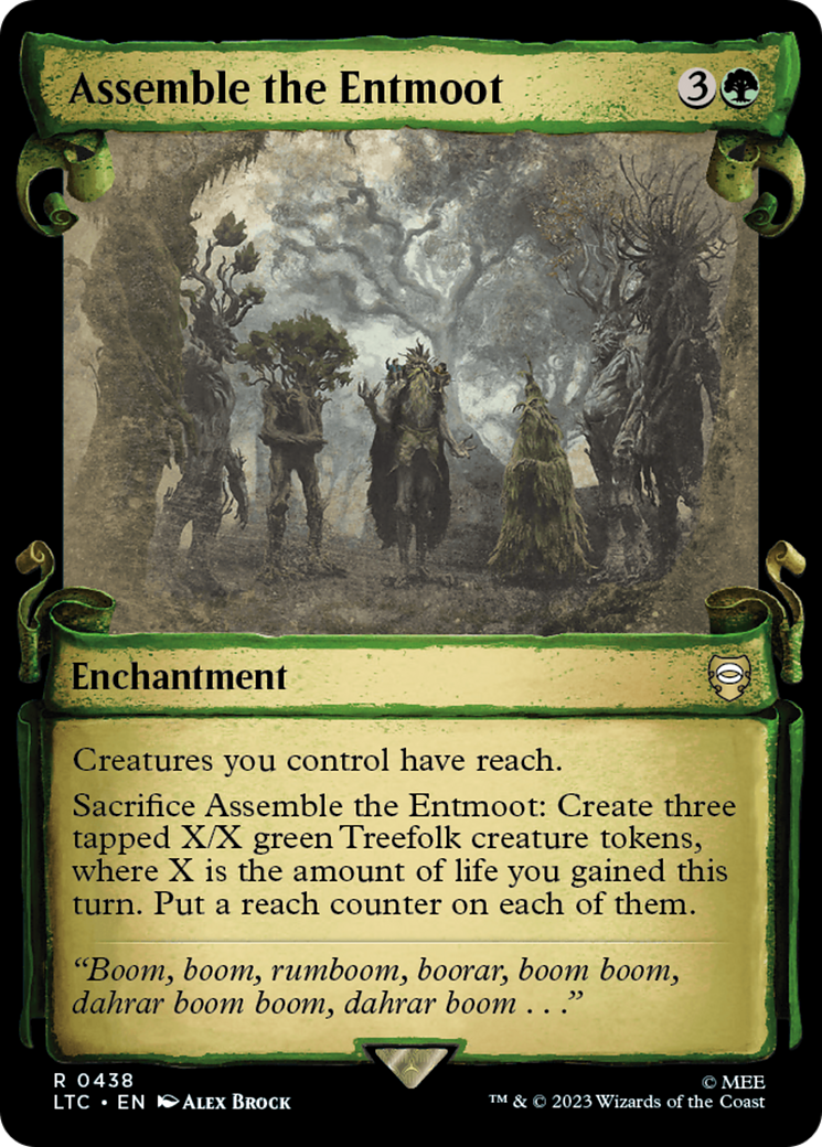 Assemble the Entmoot [The Lord of the Rings: Tales of Middle-Earth Commander Showcase Scrolls] | Card Merchant Takapuna