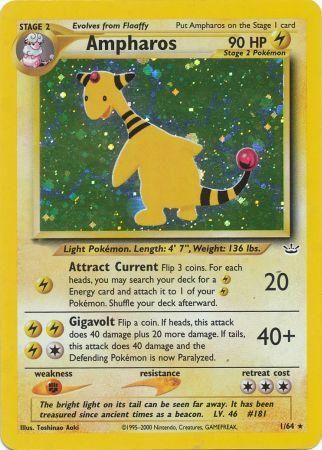 Ampharos (1/64) [Neo Revelation Unlimited] | Card Merchant Takapuna