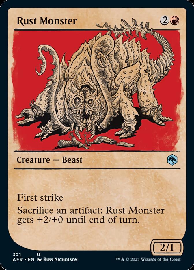 Rust Monster (Showcase) [Dungeons & Dragons: Adventures in the Forgotten Realms] | Card Merchant Takapuna