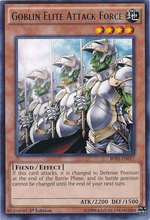 Goblin Elite Attack Force [BP03-EN017] Rare | Card Merchant Takapuna