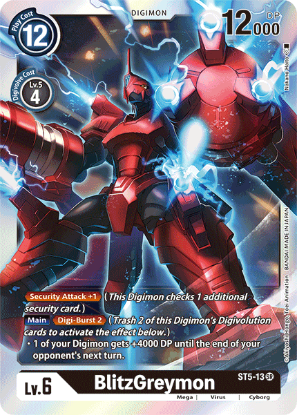 BlitzGreymon [ST5-13] [Starter Deck: Machine Black] | Card Merchant Takapuna