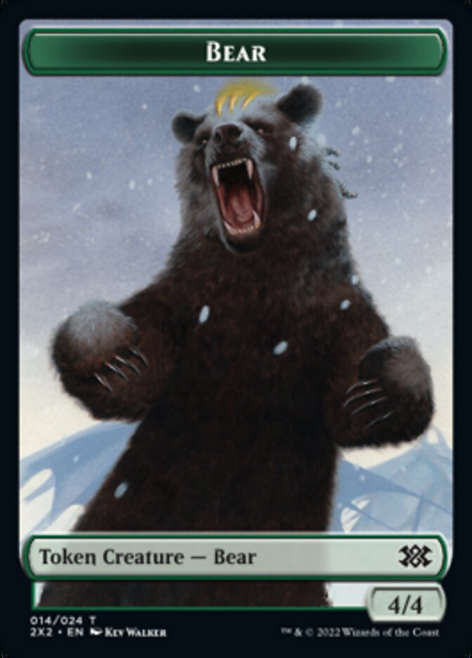 Bear // Eldrazi Scion Double-Sided Token [Double Masters 2022 Tokens] | Card Merchant Takapuna