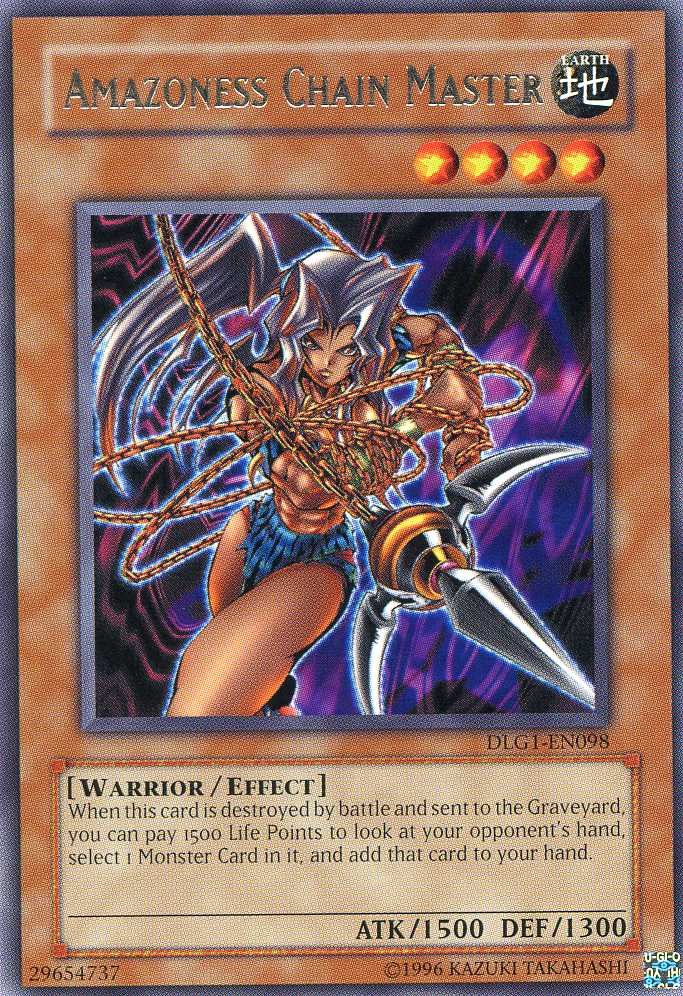 Amazoness Chain Master [DLG1-EN098] Rare | Card Merchant Takapuna