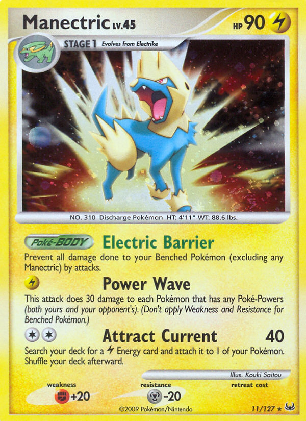 Manectric (11/127) [Platinum: Base Set] | Card Merchant Takapuna