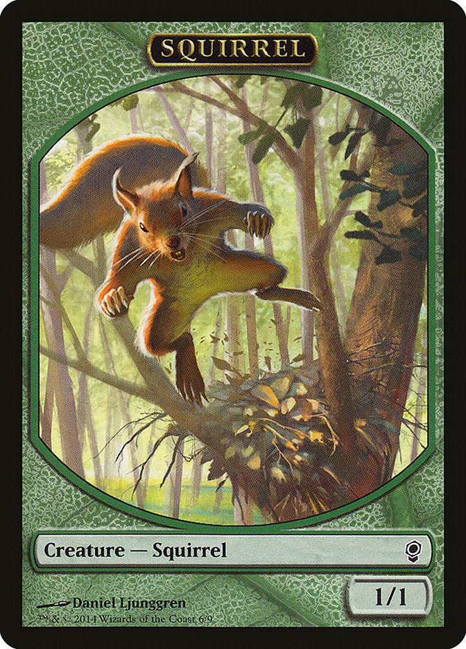 Squirrel Token [Conspiracy Tokens] | Card Merchant Takapuna