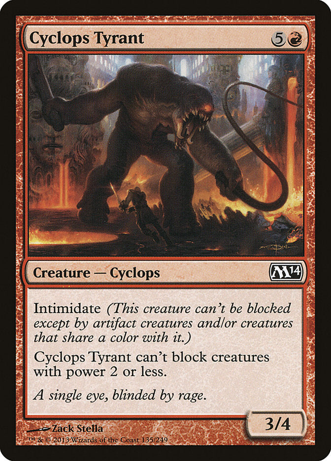 Cyclops Tyrant [Magic 2014] | Card Merchant Takapuna