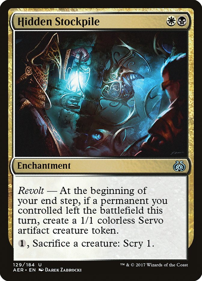 Hidden Stockpile [Aether Revolt] | Card Merchant Takapuna