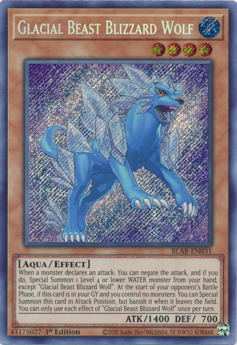 Glacial Beast Blizzard Wolf [BLAR-EN031] Secret Rare | Card Merchant Takapuna