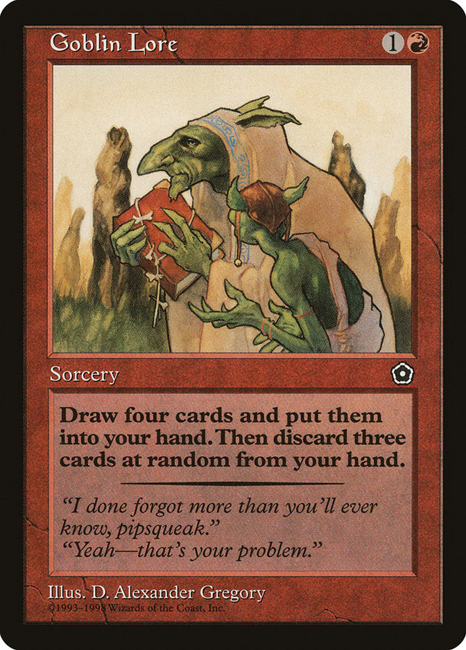 Goblin Lore [Portal Second Age] | Card Merchant Takapuna