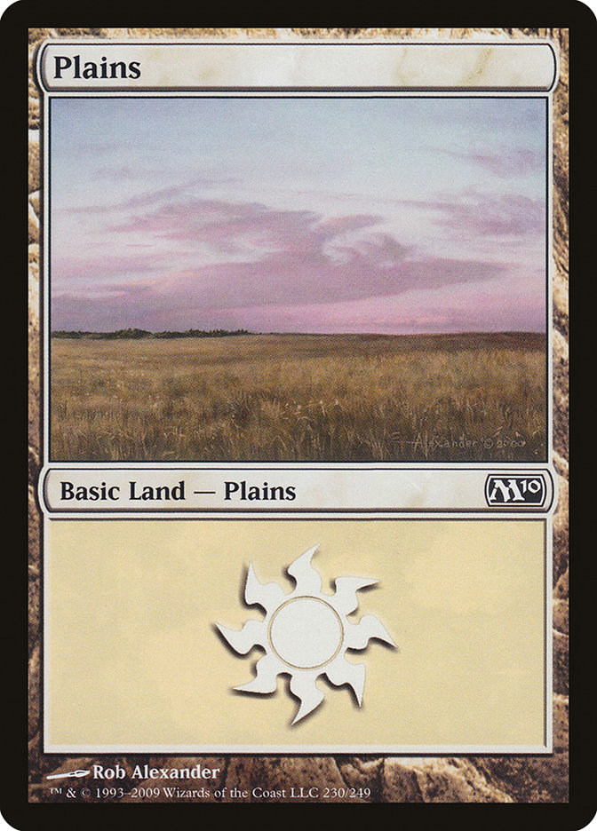 Plains (230) [Magic 2010] | Card Merchant Takapuna