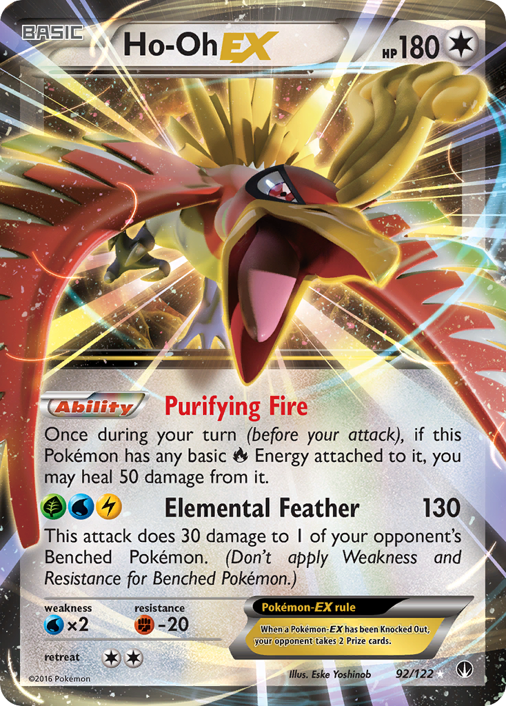 Ho-Oh EX (92/122) [XY: BREAKpoint] | Card Merchant Takapuna