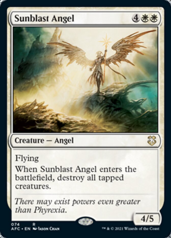 Sunblast Angel [Dungeons & Dragons: Adventures in the Forgotten Realms Commander] | Card Merchant Takapuna