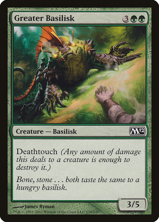 Greater Basilisk [Magic 2012] | Card Merchant Takapuna