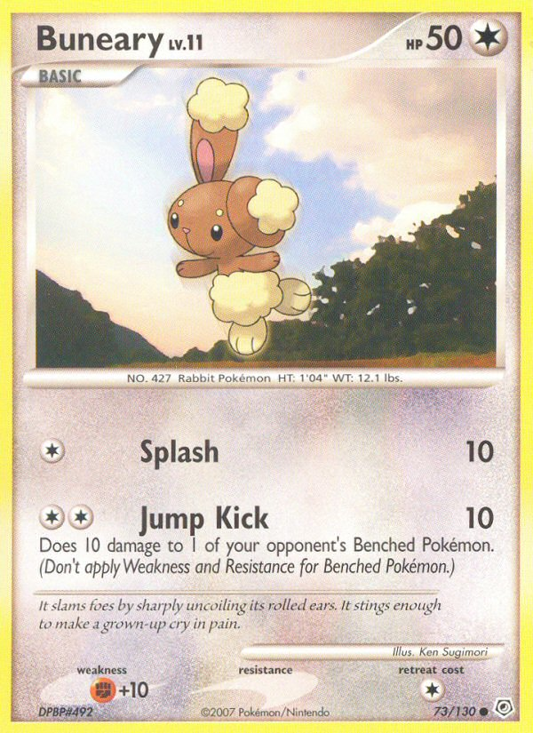 Buneary (73/130) [Diamond & Pearl: Base Set] | Card Merchant Takapuna