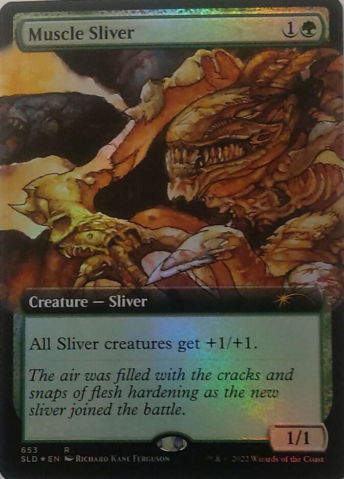 Muscle Sliver (Extended Art) [Secret Lair Drop Promos] | Card Merchant Takapuna