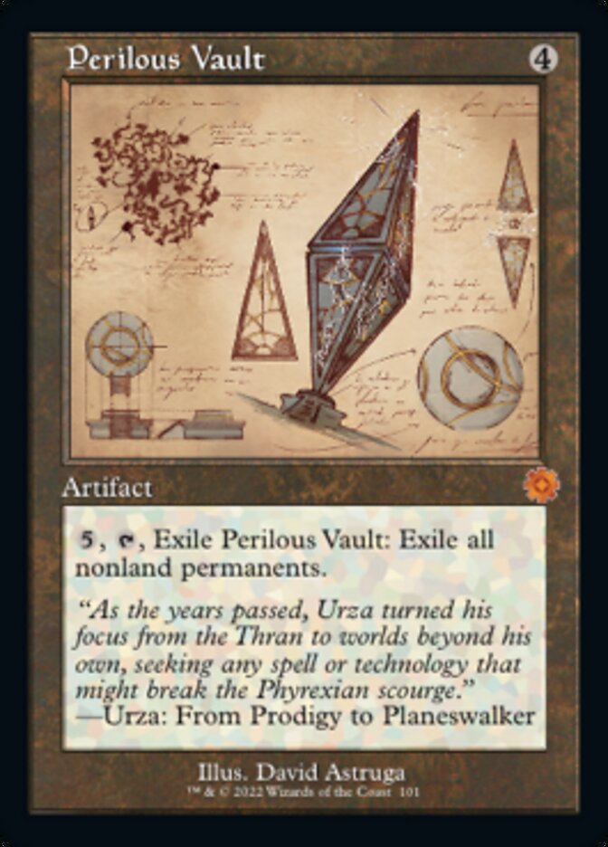 Perilous Vault (Retro Schematic) [The Brothers' War Retro Artifacts] | Card Merchant Takapuna