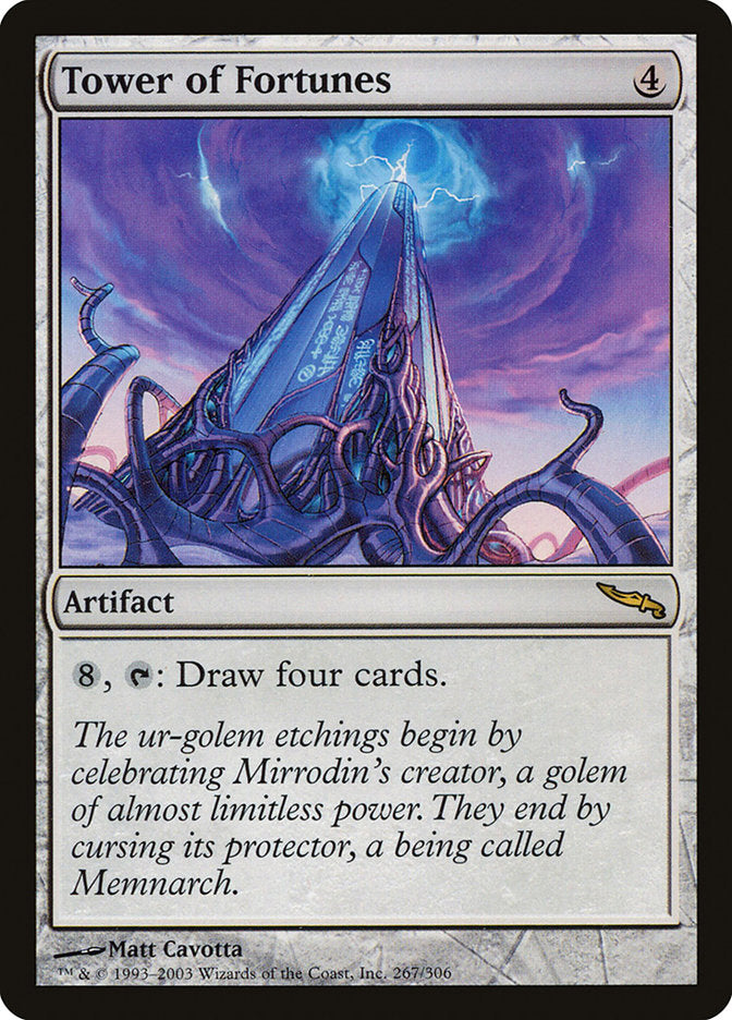 Tower of Fortunes [Mirrodin] | Card Merchant Takapuna