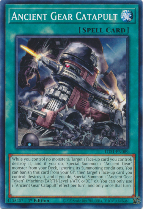 Ancient Gear Catapult [LDS1-EN089] Common | Card Merchant Takapuna