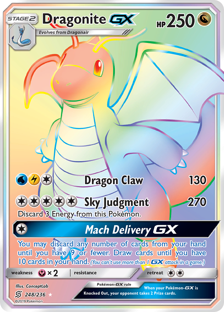 Dragonite GX (248/236) [Sun & Moon: Unified Minds] | Card Merchant Takapuna