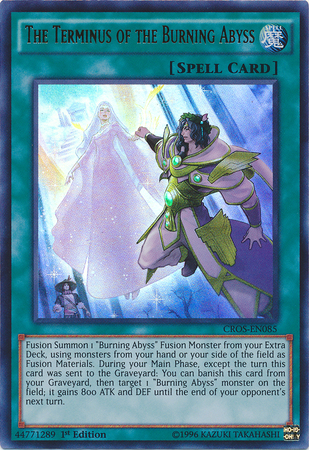 The Terminus of the Burning Abyss [CROS-EN085] Ultra Rare | Card Merchant Takapuna