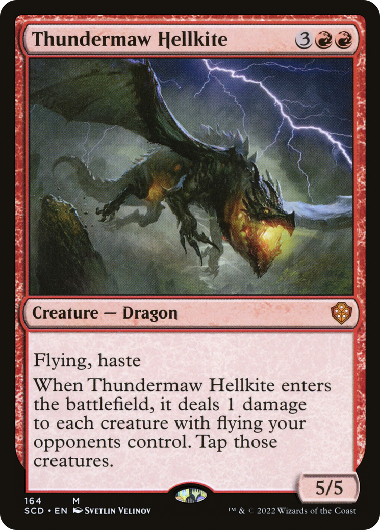 Thundermaw Hellkite [Starter Commander Decks] | Card Merchant Takapuna