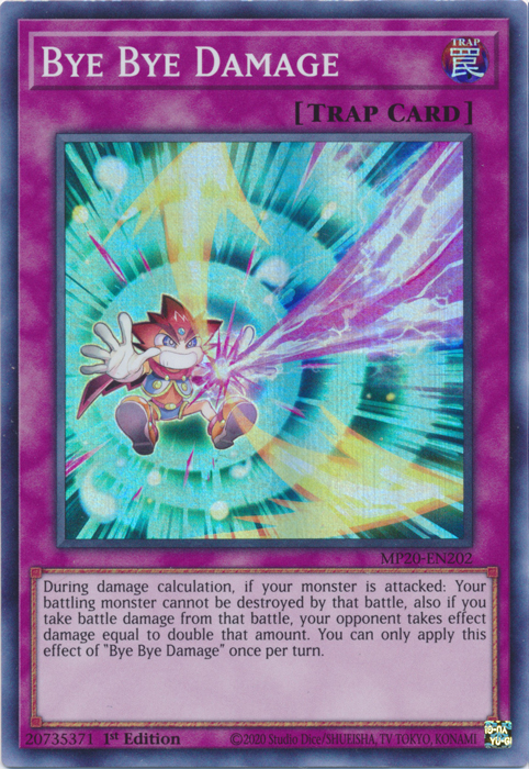 Bye Bye Damage [MP20-EN202] Super Rare | Card Merchant Takapuna