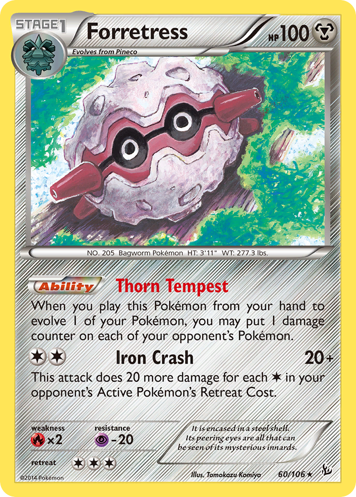 Forretress (60/106) [XY: Flashfire] | Card Merchant Takapuna