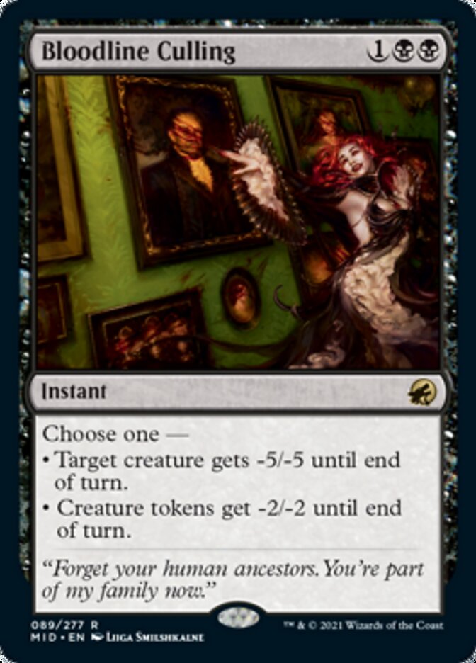 Bloodline Culling [Innistrad: Midnight Hunt] | Card Merchant Takapuna