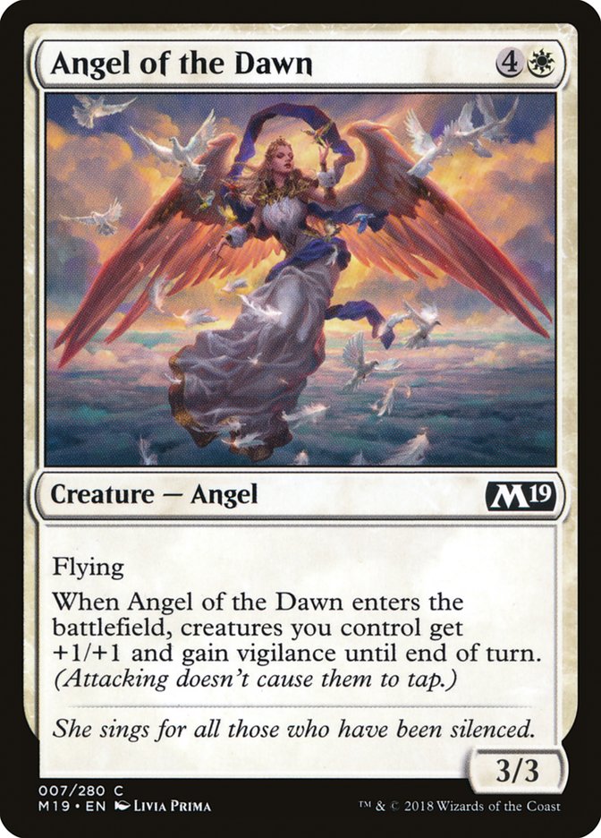 Angel of the Dawn [Core Set 2019] | Card Merchant Takapuna