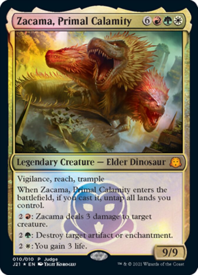 Zacama, Primal Calamity [Judge Gift Cards 2021] | Card Merchant Takapuna