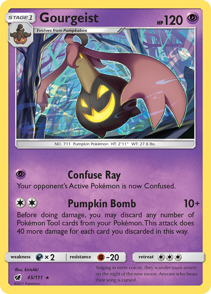 Gourgeist (45/111) [Sun & Moon: Crimson Invasion] | Card Merchant Takapuna