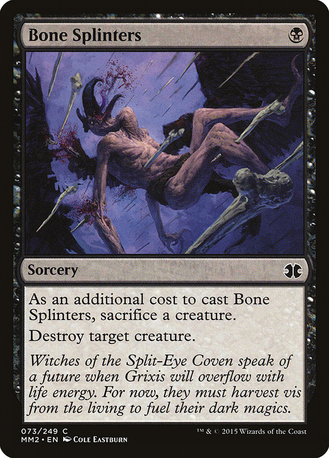 Bone Splinters [Modern Masters 2015] | Card Merchant Takapuna