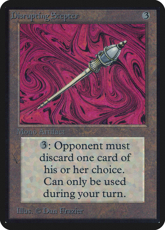 Disrupting Scepter [Alpha Edition] | Card Merchant Takapuna