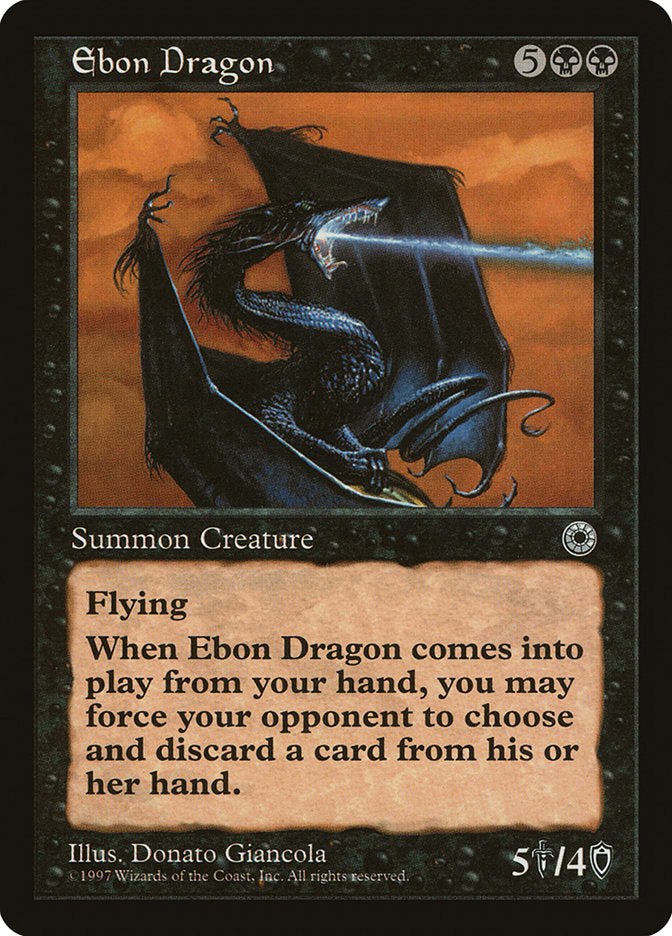 Ebon Dragon [Portal] | Card Merchant Takapuna