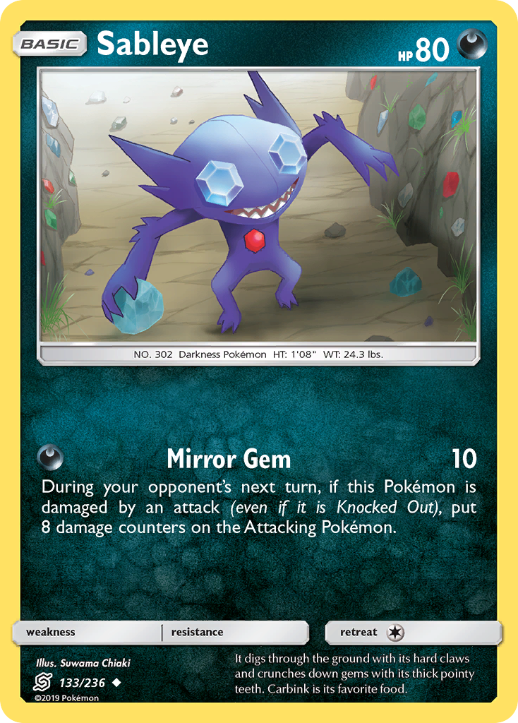 Sableye (133/236) [Sun & Moon: Unified Minds] | Card Merchant Takapuna