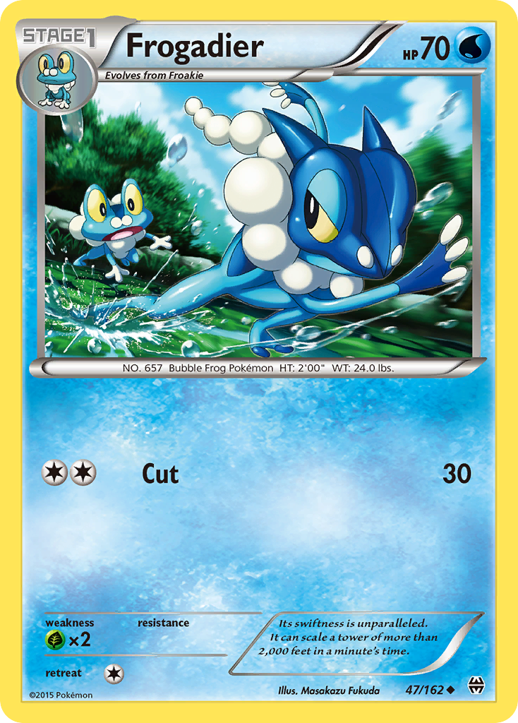 Frogadier (47/162) [XY: BREAKthrough] | Card Merchant Takapuna