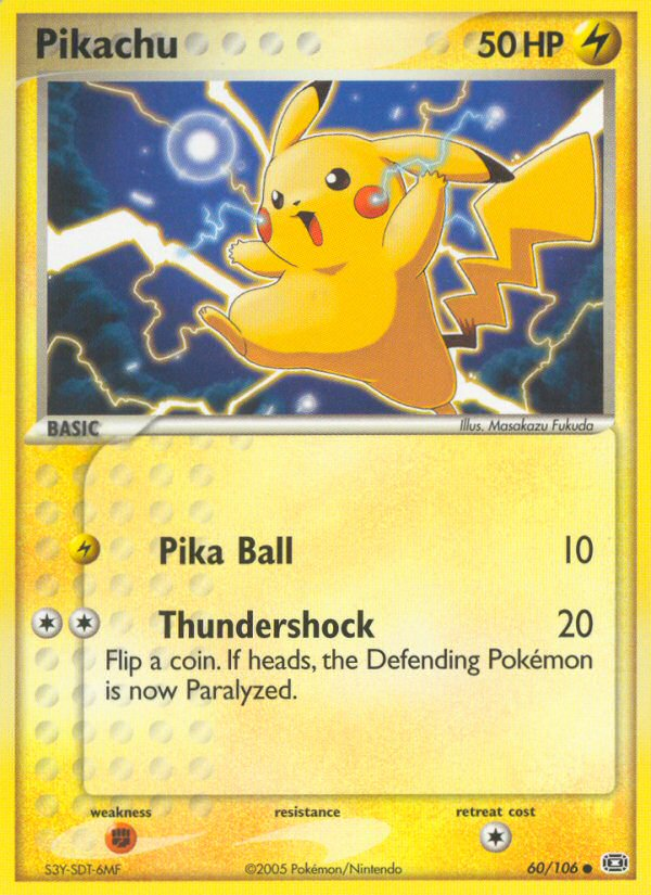 Pikachu (60/106) [EX: Emerald] | Card Merchant Takapuna