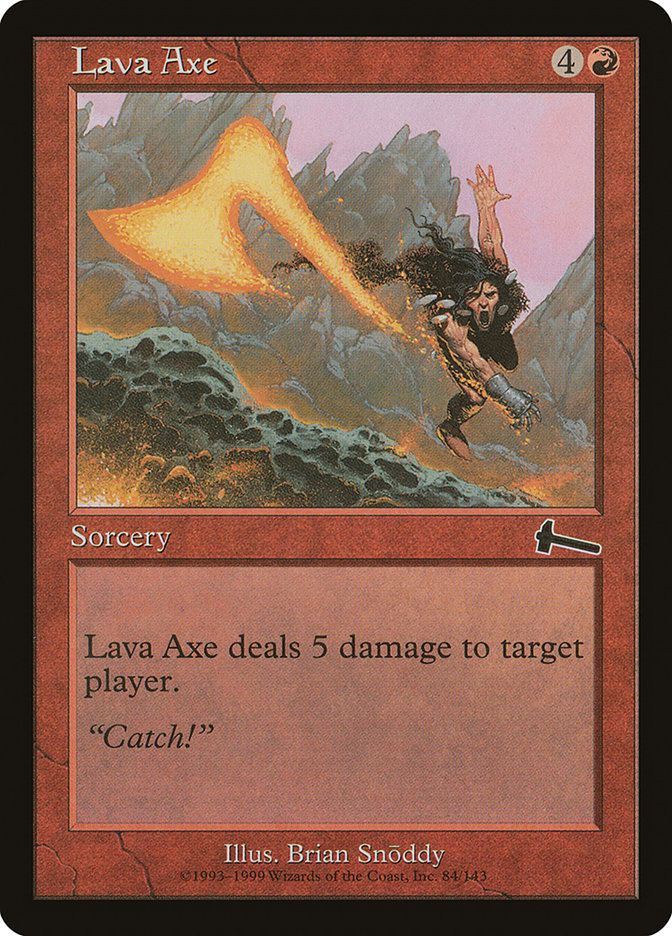 Lava Axe [Urza's Legacy] | Card Merchant Takapuna