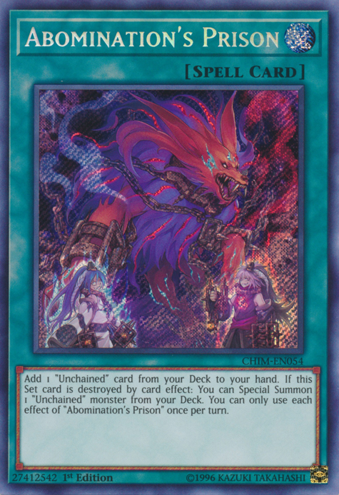 Abomination's Prison [CHIM-EN054] Secret Rare | Card Merchant Takapuna