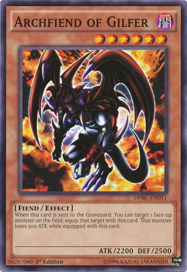 Archfiend of Gilfer [DPBC-EN011] Common | Card Merchant Takapuna