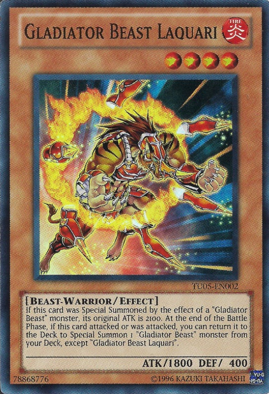 Gladiator Beast Laquari [TU05-EN002] Super Rare | Card Merchant Takapuna