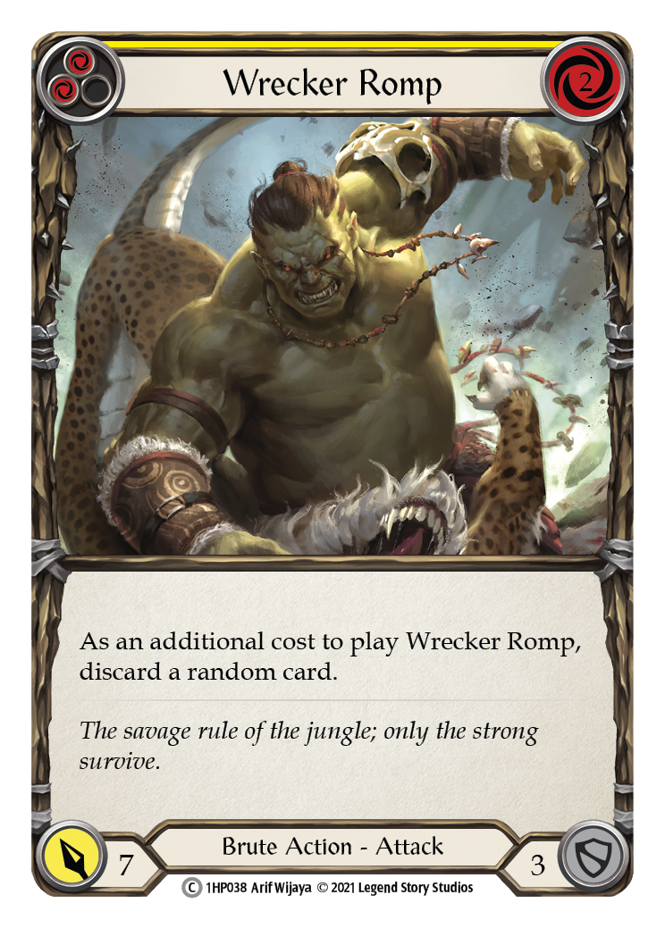 Wrecker Romp (Yellow) [1HP038] (History Pack 1) | Card Merchant Takapuna