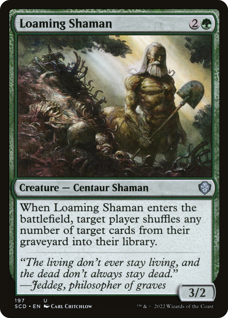 Loaming Shaman [Starter Commander Decks] | Card Merchant Takapuna