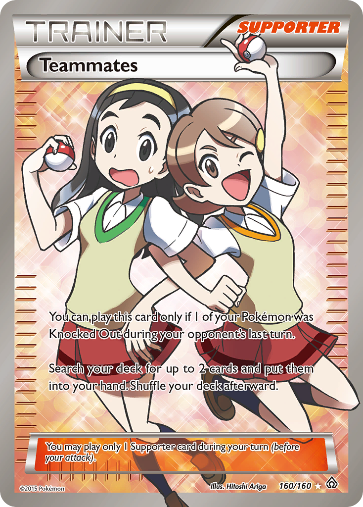 Teammates (160/160) [XY: Primal Clash] | Card Merchant Takapuna