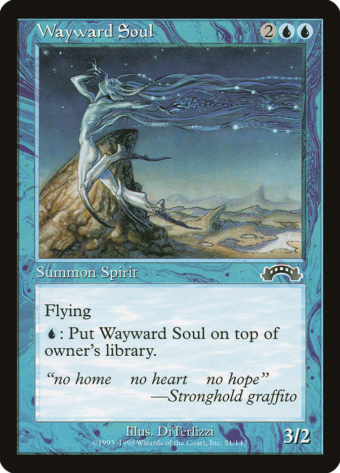 Wayward Soul [Exodus] | Card Merchant Takapuna