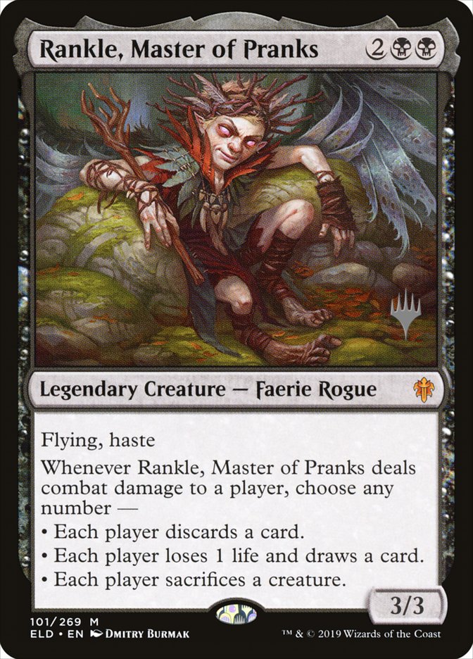 Rankle, Master of Pranks (Promo Pack) [Throne of Eldraine Promos] | Card Merchant Takapuna