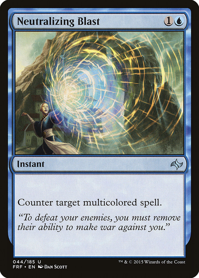 Neutralizing Blast [Fate Reforged] | Card Merchant Takapuna